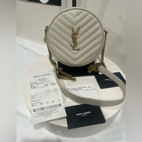 Yves Saint Laurent Bags Stunning Rare Ysl Round Crossbody Bag